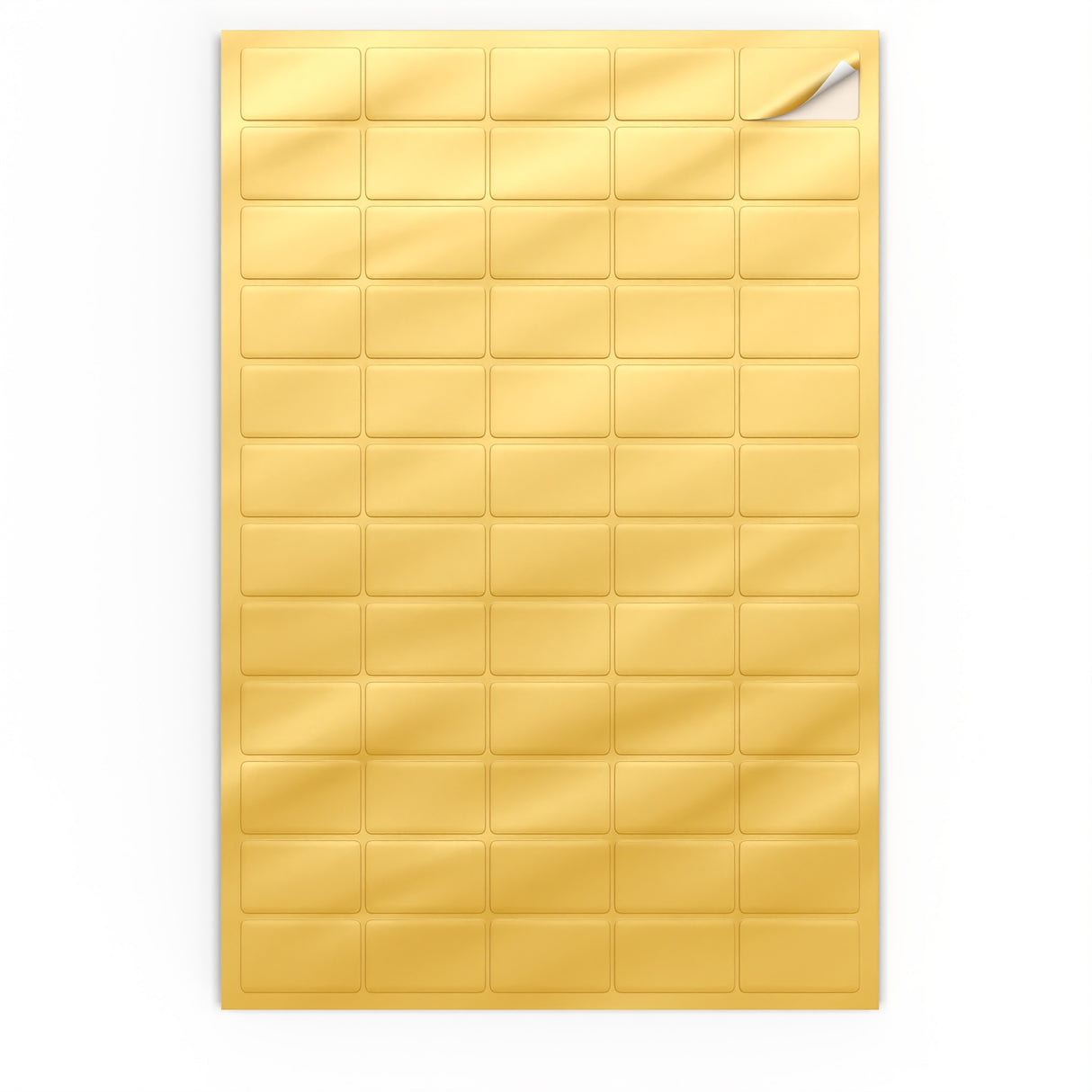 Rechteckige Klebeetiketten