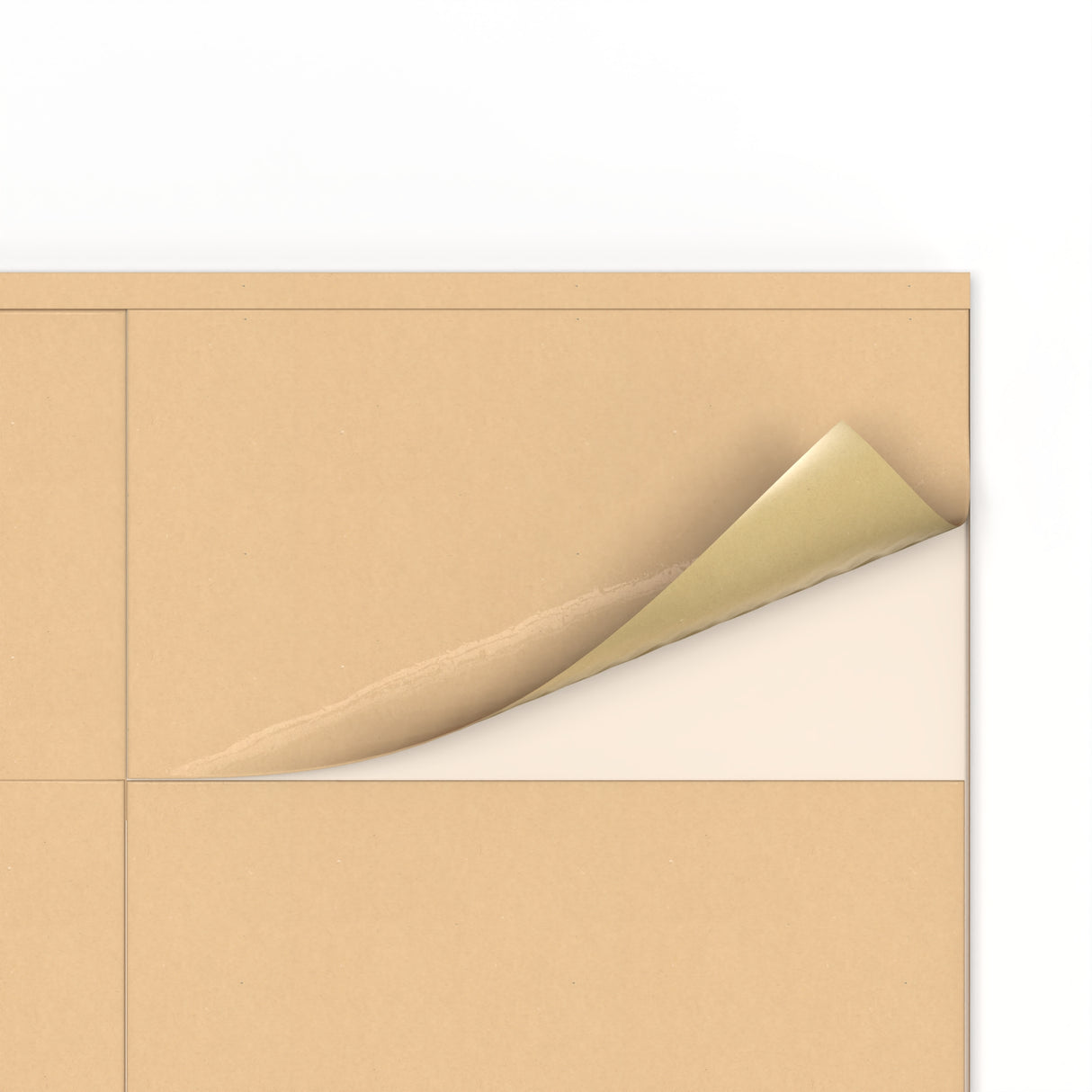 Rechteckige Klebeetiketten