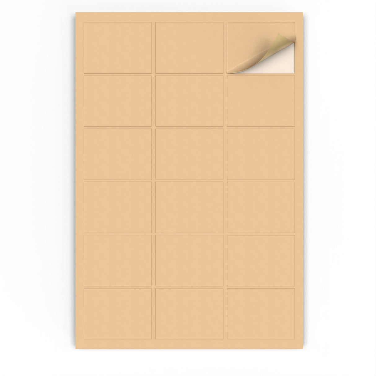 Rechteckige Klebeetiketten