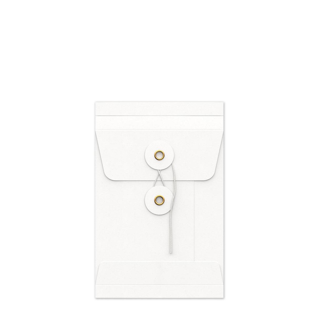 Faltentaschen mit Bindfadenverschluss