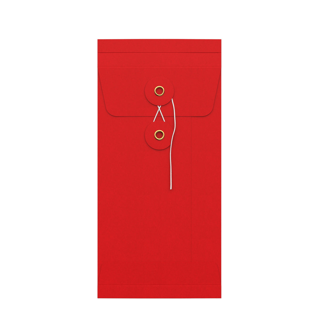 Faltentaschen mit Bindfadenverschluss