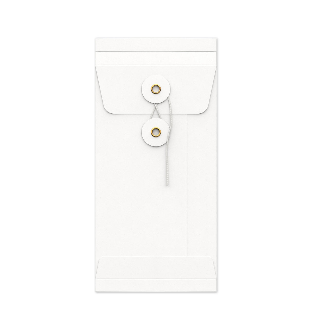 Faltentaschen mit Bindfadenverschluss