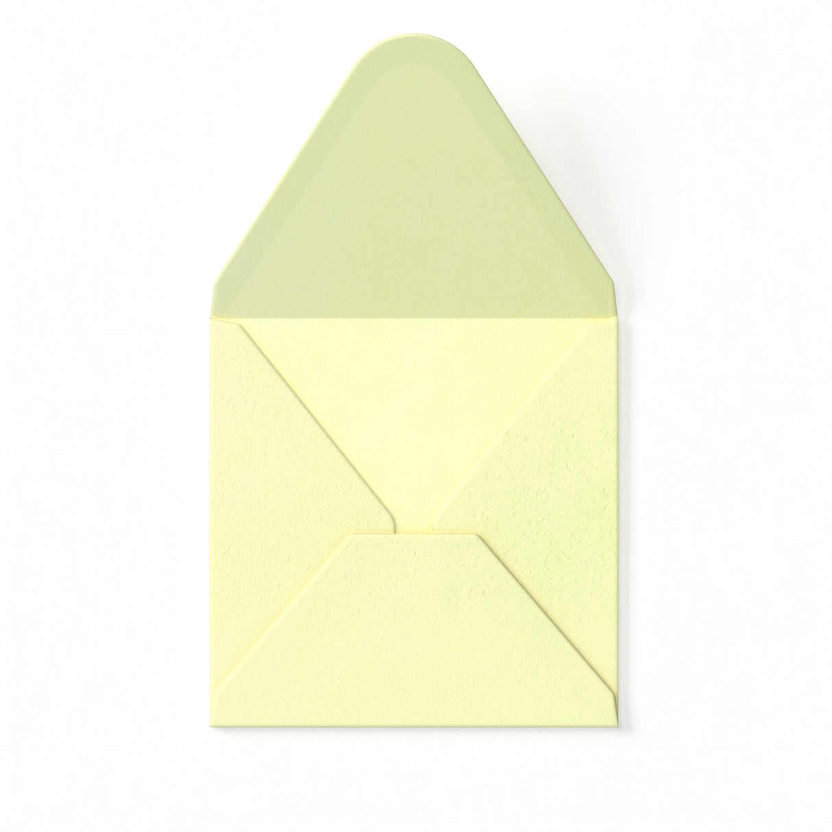 Kuvert Elfenbein gehämmert 110 x 110 mm