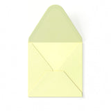 Kuvert Elfenbein gehämmert 110 x 110 mm