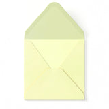 Kuvert Elfenbein gehämmert 155x155 mm