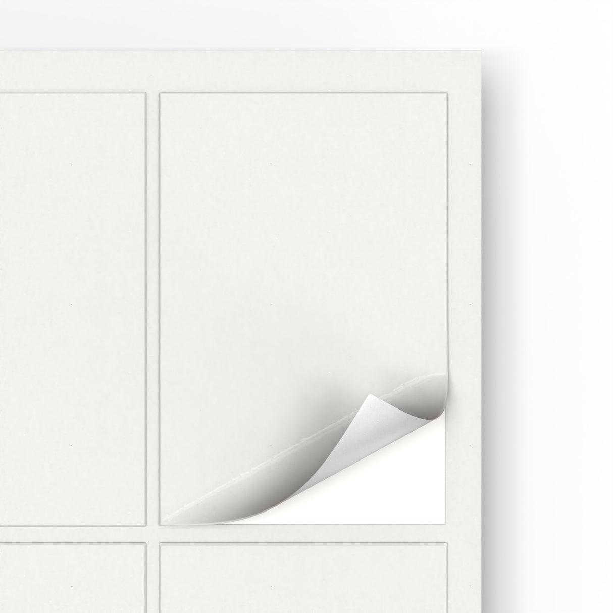  Rechteckige Klebeetiketten