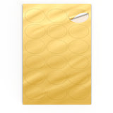 Ovale Klebeetiketten