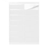  Rechteckige Klebeetiketten