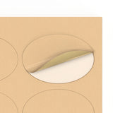 Ovale Klebeetiketten