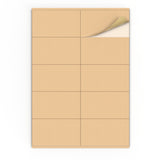  Rechteckige Klebeetiketten