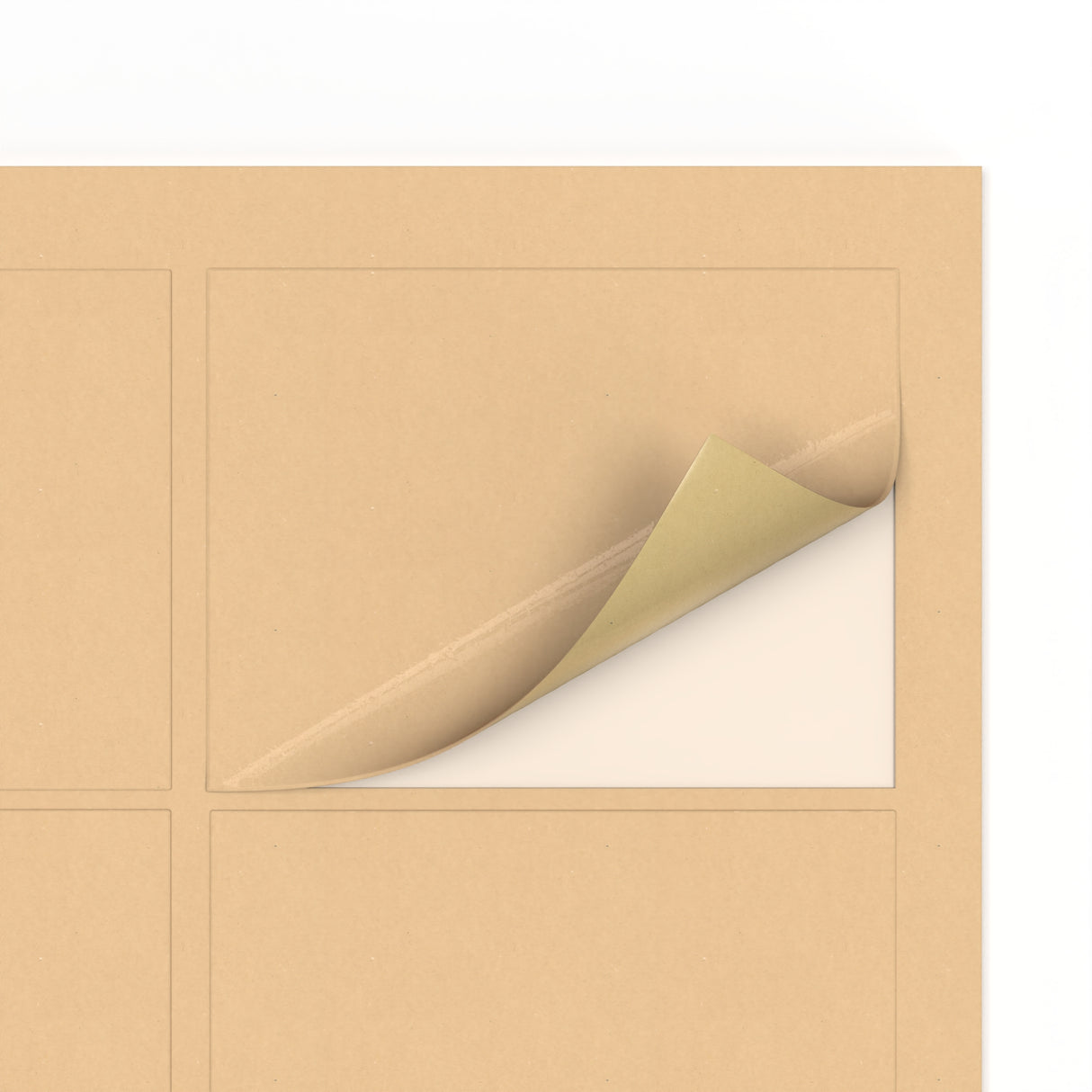  Rechteckige Klebeetiketten