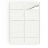  Rechteckige Klebeetiketten