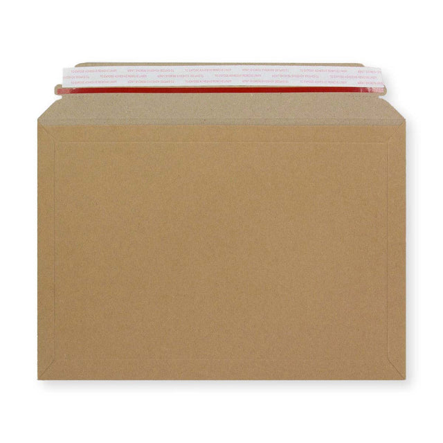 Manila Brown Peel & Seal Rigid Board Mailers Envelope (234 x 334mm)
