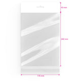 Zellophan-Beutel mit Kopflasche