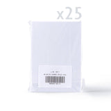 Weiße gehämmerte Klappkarten mit ovalem Ausschnitt – 3-fach Falz, Packung