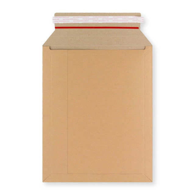 Manila Brown Peel & Seal Rigid Board Mailers Envelope (345 x 245mm)