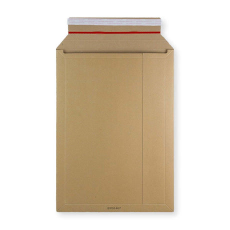 Manila Versandtasche aus stabiler Vollpappe mit Aufreißband 445x310 mm