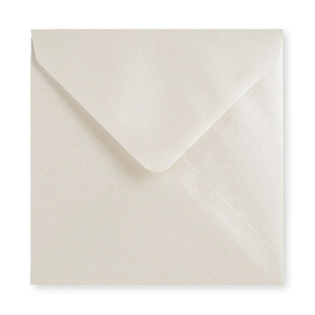 Oyster Gummed V-Flap Greeting Card Envelope (140 x 140mm)