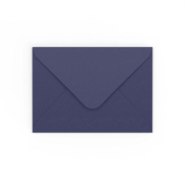 Dark Blue Gummed V-Flap Envelope (125 x 175mm)