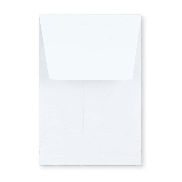 C6 White Recycled Gusset Envelope (162 x 114 x 25mm)