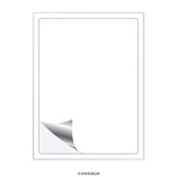 Folien-Etiketten Permanent Haftend