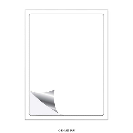 Folien-Etiketten Permanent Haftend