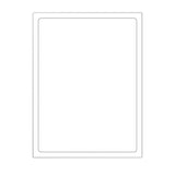 Folien-Etiketten Permanent Haftend