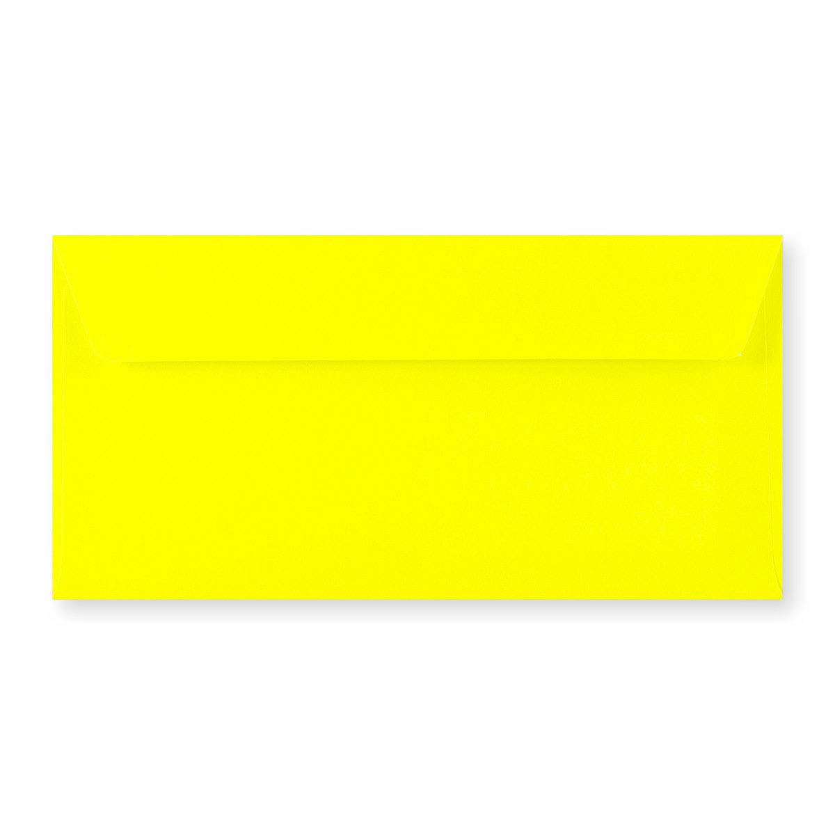 Neon Gelber Umschlag 110x220 mm (DL)