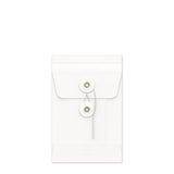 Faltentaschen mit Bindfadenverschluss