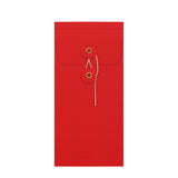 Faltentaschen mit Bindfadenverschluss