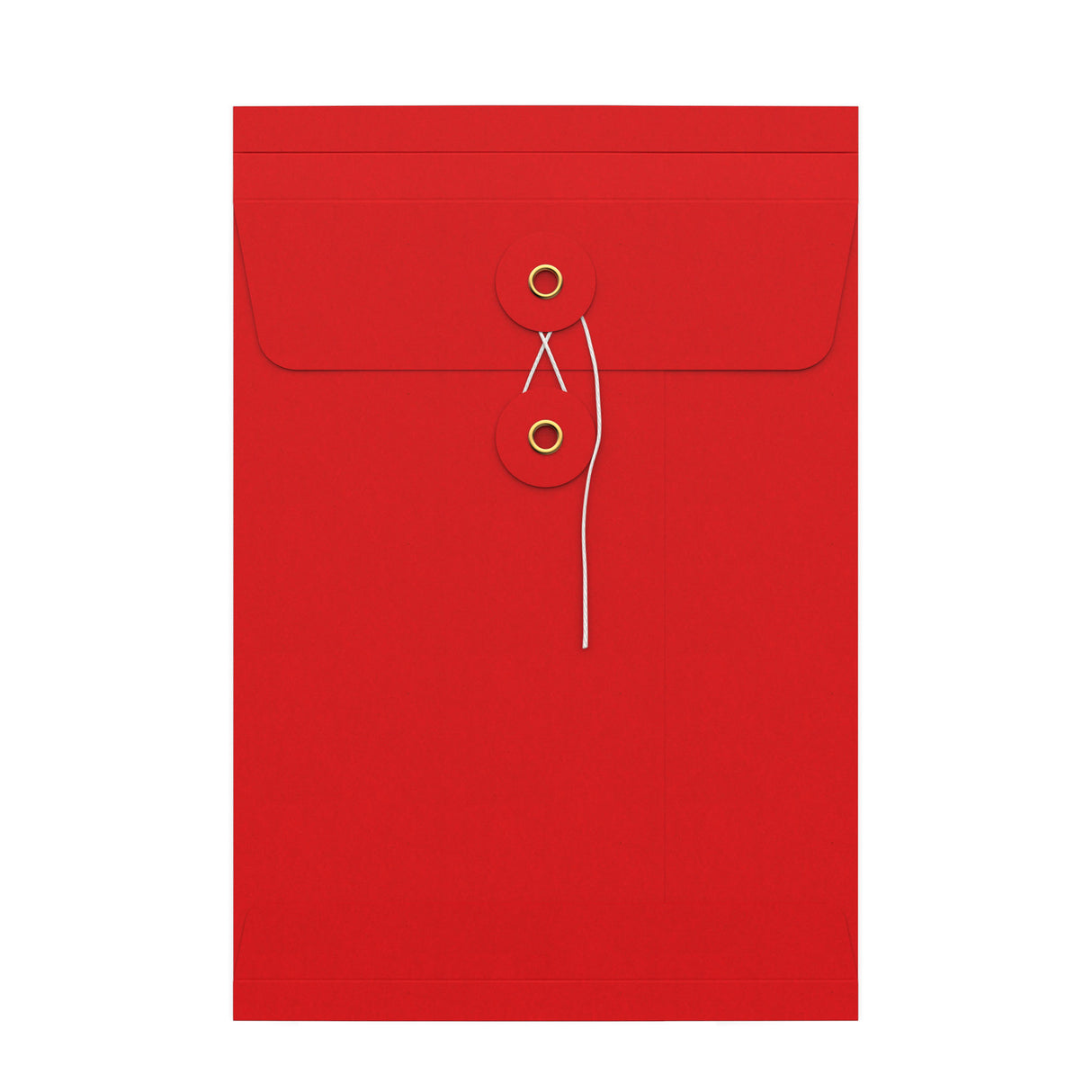 Faltentaschen mit Bindfadenverschluss