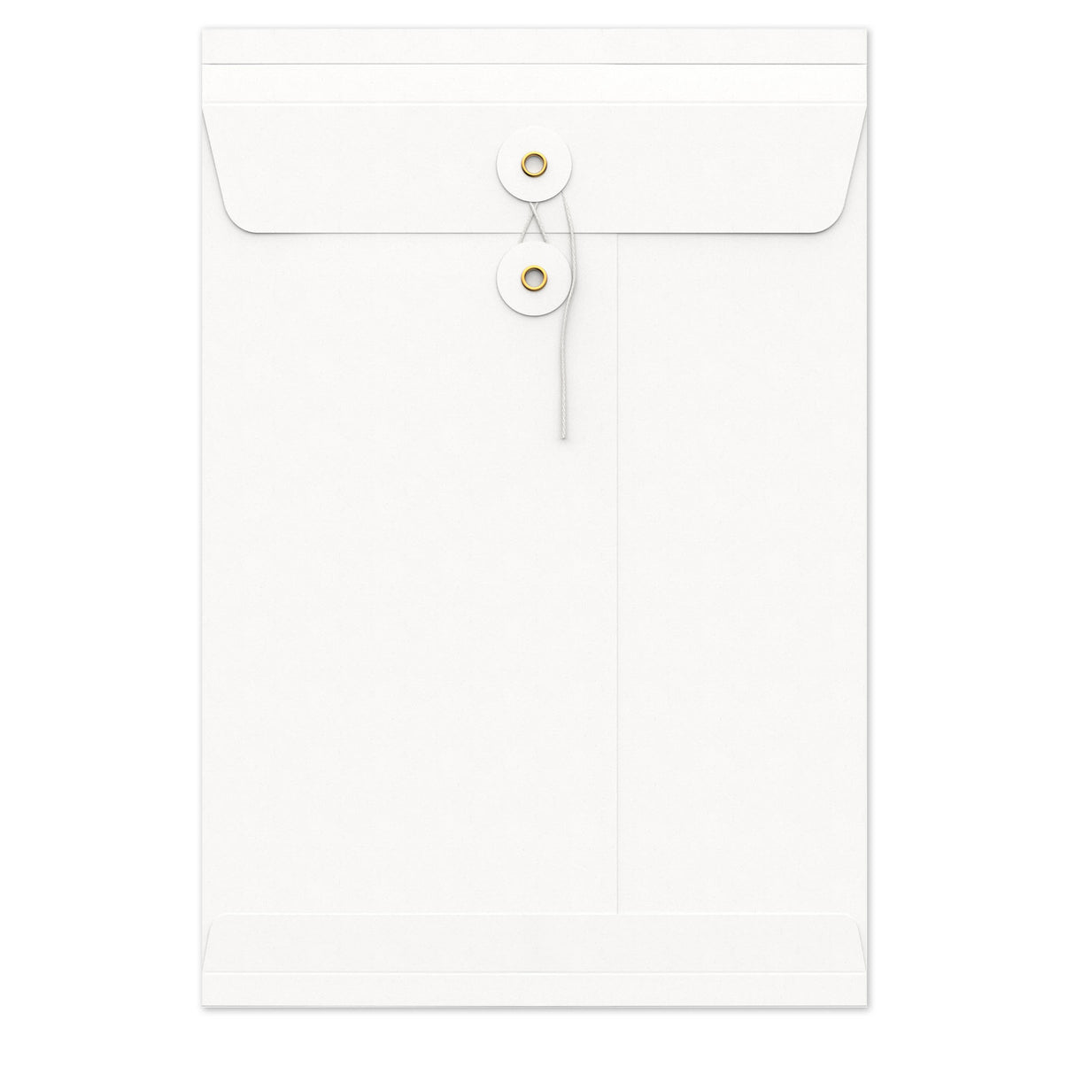 Faltentaschen mit Bindfadenverschluss